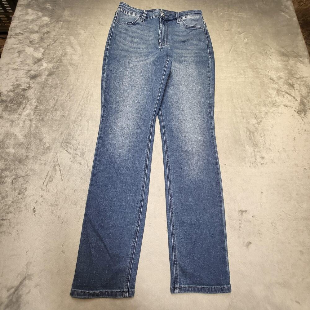 Old Navy Jeans Womens 4 Blue High-Rise Wow Straight Medium Wash Stretch 5-Pocket